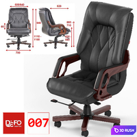 Executive seating 007 3D Model Vray