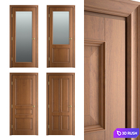 Massivstyle Interier Classic Door 03 3D Model Vray