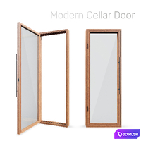 Modern cellar door 3D Model Vray, Corona