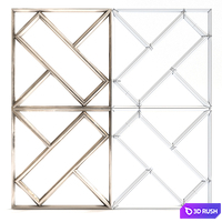 Metal screen 3D Model Corona