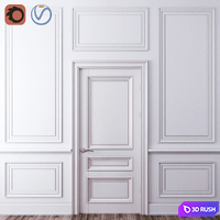 Decorative molding_04 3D Model Corona