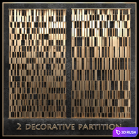 Decorative partition 3D Model Corona