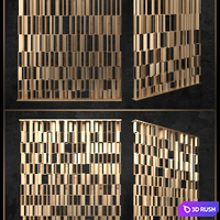 Decorative partition 3D Model Corona
