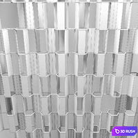 Decorative partition 3D Model Corona