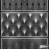 Decorative panel 3D Model Corona