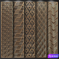 Decorative partition 3D Model Corona