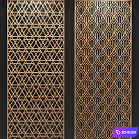 Decorative partition 3D Model Corona