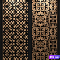 Decorative partition 3D Model Corona