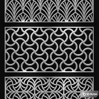 Decorative partition 3D Model Corona