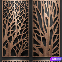 Decorative partition 3D Model Corona