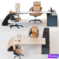 ETTORE grand bureau 3D Model