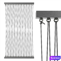 Cable partition 2 3D Model Corona