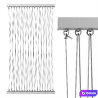 Cable partition 2 3D Model Corona