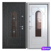 Entrance metal door Monolith (Your Frame) 3D Model Vray, Corona