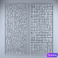 Decorative partition 3D Model Vray