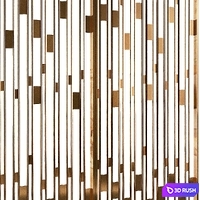 Decorative partition 23 3D Model Vray, Corona