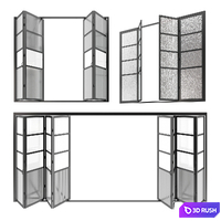 Sliding doors 3D Model Corona