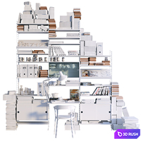String system workspace 3D Model Vray, Corona