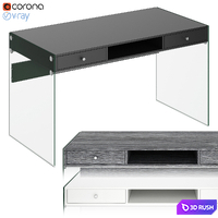 Desk Coaster Dobrev 2 3D Model Vray, Corona