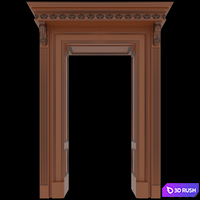 Door portal Clive Christian 3D Model Corona