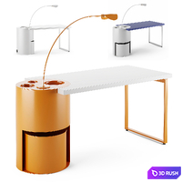 Writing desk Zalf BOOG 3D Model Vray, Corona
