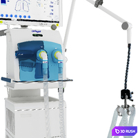 Artificial lung ventilator Dräger Evita V800 3D Model Vray