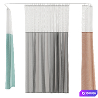 Hospital Curtains2 Hospital Equipment 8 3D Model Vray