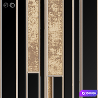 Decorative partition # 3 3D Model Vray, Corona