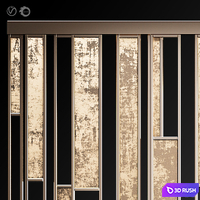 Decorative partition # 7 3D Model Vray, Corona