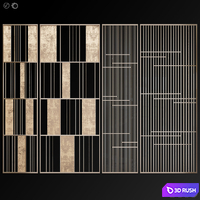 Decorative partition # 12 3D Model Vray, Corona