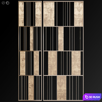 Decorative partition # 12 3D Model Vray, Corona