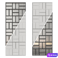 Glass Block Wall 05 3D Model Corona