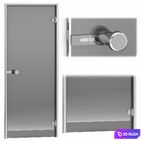 Hamam Turkish Sauna Glass Doors 3D Model Vray, Corona