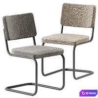 Chair S 32 PV by Thonet / Office chair 3D Model Corona