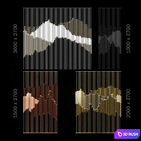 Decorative partition 024 3D Model Corona