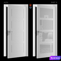 Doors Academy ALFA part 8 3D Model Vray, Corona