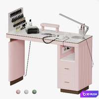 Manicure table Yoocell OC1850 3D Model Corona