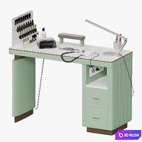Manicure table Yoocell OC1850 3D Model Corona