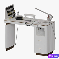 Manicure table Yoocell OC1850 3D Model Corona