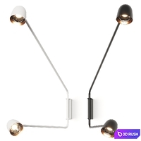 B.lux Speers Arm Wall Lamp 3D Model Vray, Corona