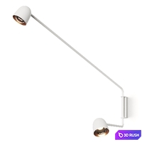 B.lux Speers Arm Wall Lamp 3D Model Vray, Corona