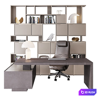 Workplace Martex Tylko Vitra 3D Model Corona