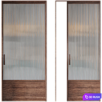 Japandi Style Doors 025 3D Model Corona