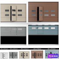 Gates for garage or warehouse 3D Model
