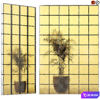 Glass block of different textures and colors 3D Model Vray, Corona