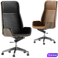 TopChairs Crown King 3D Model Corona