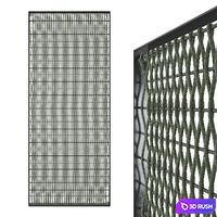 Partition made of cables 5 3D Model Corona