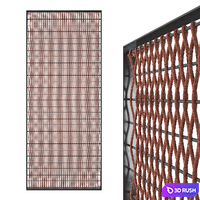 Partition made of cables 5 3D Model Corona