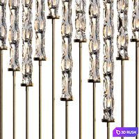 Glass partition 3D Model Vray, Corona