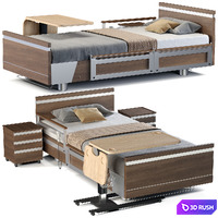 SonderCare Hospital Bed 3D Model Vray, Corona